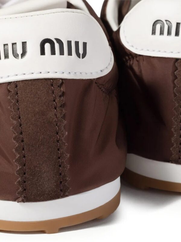 Miu Miu  Plume suede trainers
