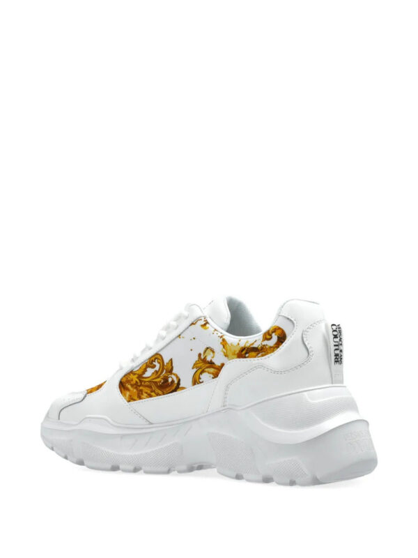 Versace Jeans Couture  Baroque lace-up sneakers