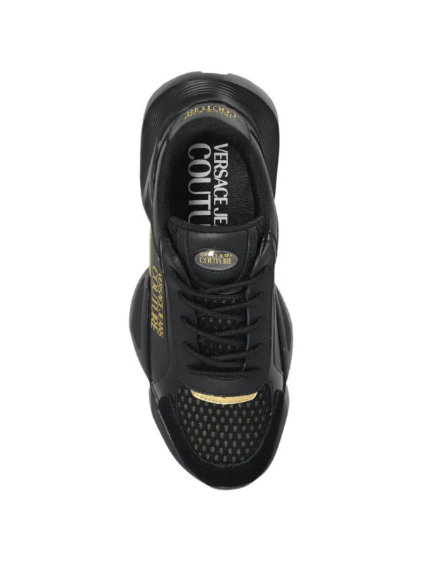 Versace Jeans Couture  leather panelled sneakers