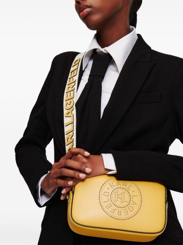 23000190_53447975_1000.jpg Karl Lagerfeld K/Circle perforated-logo camera bag
