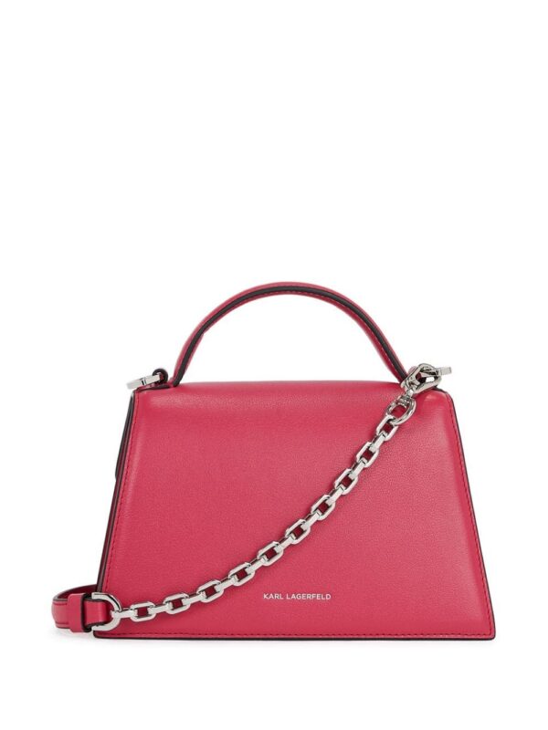 23000207_53448137_1000.jpg Karl Lagerfeld Signature leather top-handle bag