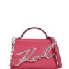 23000207_53448144_1000.jpg Karl Lagerfeld Signature leather top-handle bag