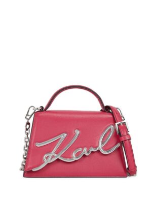 23000207_53448144_1000.jpg Karl Lagerfeld Signature leather top-handle bag
