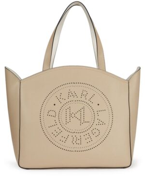 23000212_53447604_1000.jpg Karl Lagerfeld K/Circle perforated-logo tote bag