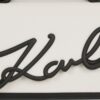 Karl Lagerfeld Signature leather top-handle bag