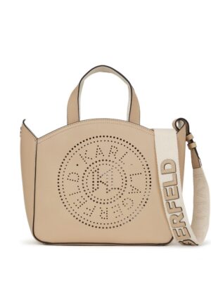 23000234_53447983_1000.jpg Karl Lagerfeld K/Circle perforated-logo tote bag