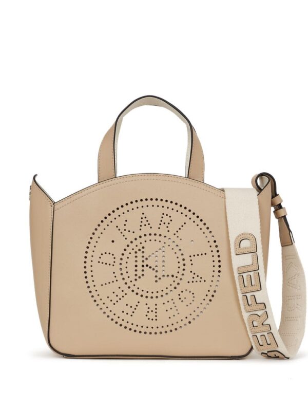 23000234_53447983_1000.jpg Karl Lagerfeld K/Circle perforated-logo tote bag