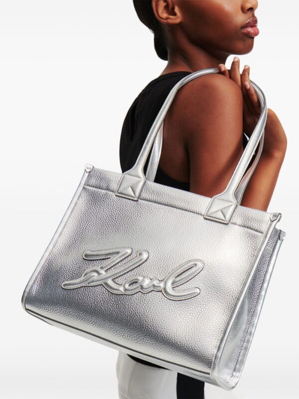 23000253_53447625_1000.jpg Karl Lagerfeld K/Skuare Grainy tote bag