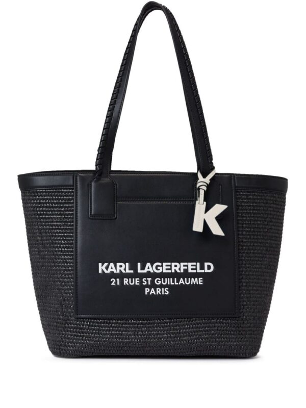 23000268_53447672_1000.jpg Karl Lagerfeld Rue St-Guillaume raffia tote bag
