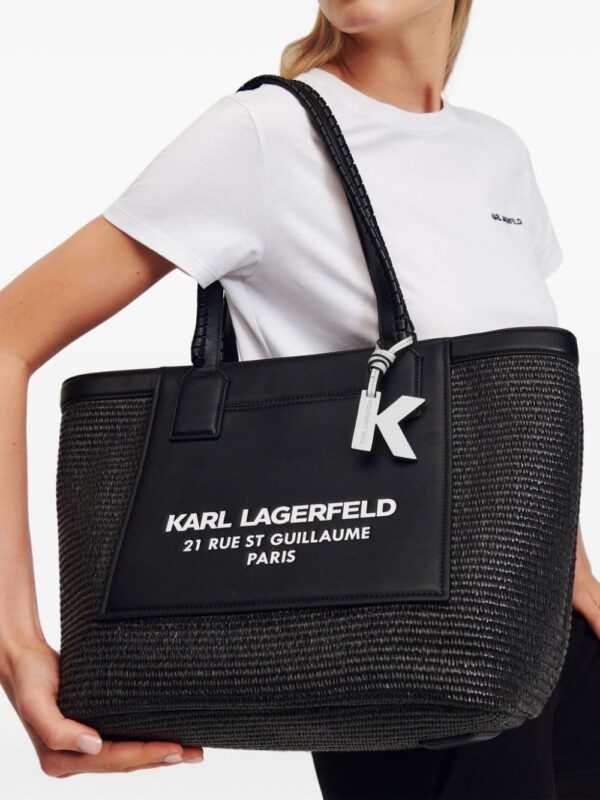 23000268_53448393_1000.jpg Karl Lagerfeld Rue St-Guillaume raffia tote bag