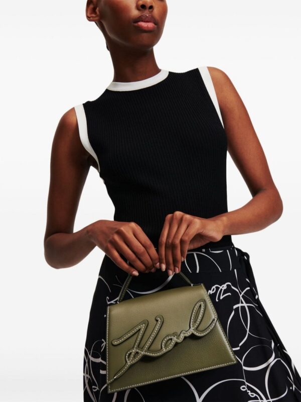 23000280_53448205_1000.jpg Karl Lagerfeld x Amber Valletta Mirum top-handle bag