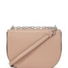 23000352_54063386_1000.jpg Karl Lagerfeld logo-engraved-buckle leather shoulder bag