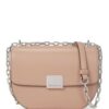 23000352_54063440_1000.jpg Karl Lagerfeld logo-engraved-buckle leather shoulder bag
