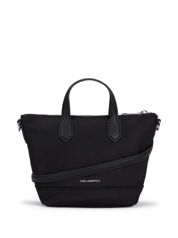 23000354_53611416_1000.jpg Karl Lagerfeld small K/Signature logo-appliqué tote bag