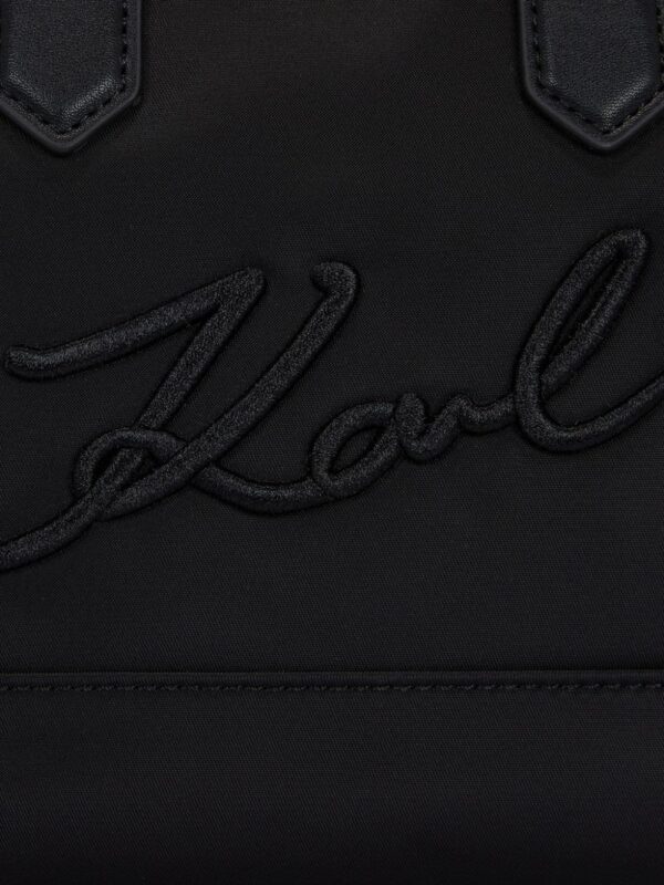 23000354_53611425_1000.jpg Karl Lagerfeld small K/Signature logo-appliqué tote bag