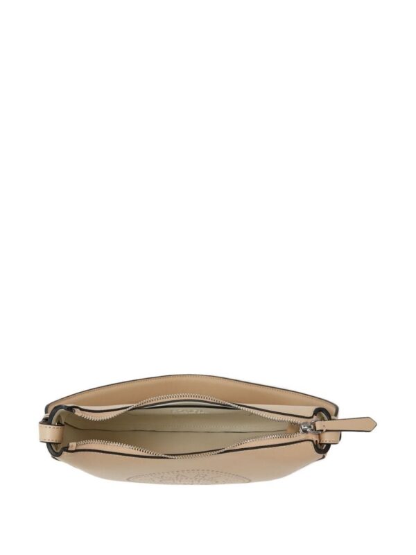 Karl Lagerfeld K/Circle Moon perforated-logo shoulder bag