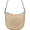 Karl Lagerfeld K/Circle Moon perforated-logo shoulder bag