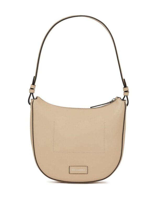 Karl Lagerfeld K/Circle Moon perforated-logo shoulder bag