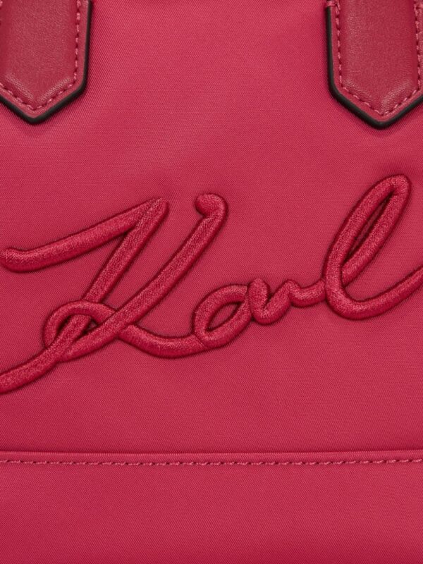 23001090_53611471_1000.jpg Karl Lagerfeld small K/Signature logo-appliqué tote bag