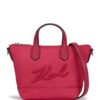 23001090_53611472_1000.jpg Karl Lagerfeld small K/Signature logo-appliqué tote bag