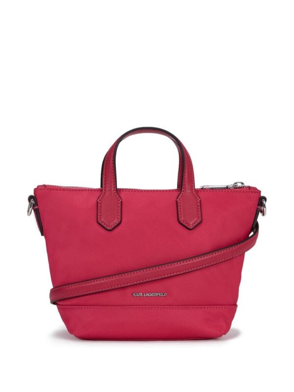 23001090_53611473_1000.jpg Karl Lagerfeld small K/Signature logo-appliqué tote bag