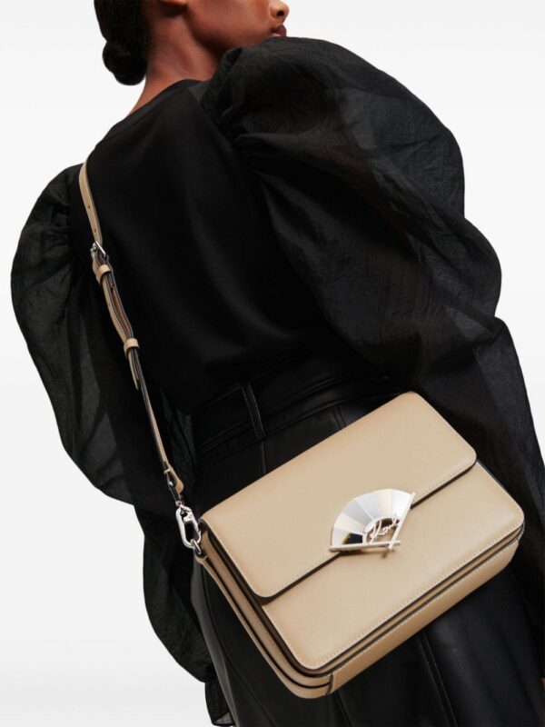 23001139_53447800_1000.jpg Karl Lagerfeld Signature Fan leather crossbody bag