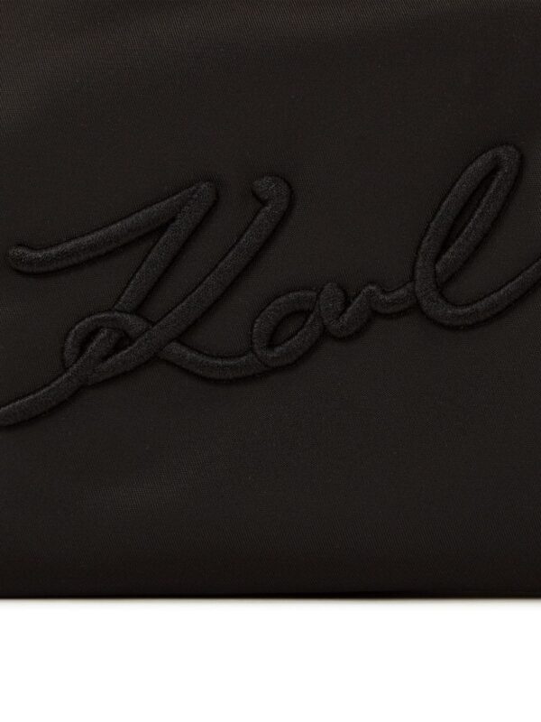 23001155_53448072_1000.jpg Karl Lagerfeld Signature logo-embroidered shoulder bag