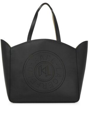 23001170_53447719_1000.jpg Karl Lagerfeld K/Circle perforated-logo tote bag