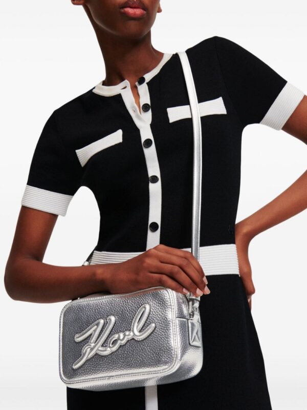 Karl Lagerfeld K/Skuare Grainy camera bag