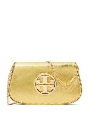 23029694_53731657_1000.jpg Tory Burch Reva metallic-effect clutch bag