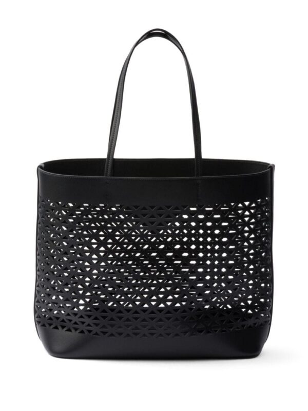 23048910_53161982_1000.jpg Prada logo-perforated leather tote bag