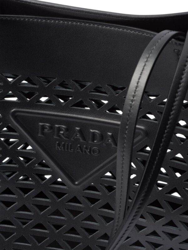 23048910_53161985_1000.jpg Prada logo-perforated leather tote bag