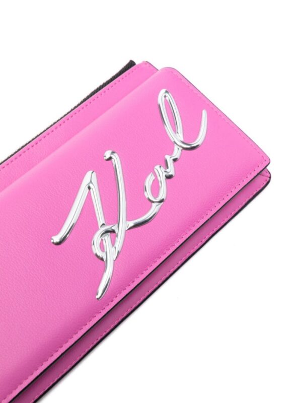 23097502_53345318_1000.jpg Karl Lagerfeld K/Signature leather crossbody wallet