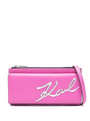 23097502_53346603_1000.jpg Karl Lagerfeld K/Signature leather crossbody wallet