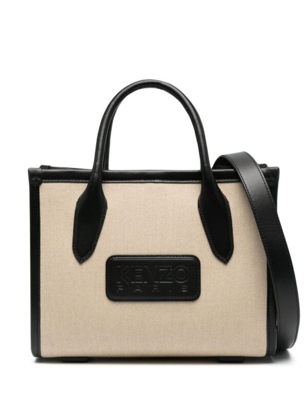 23144252_53614642_1000.jpg Kenzo logo-patch tote bag