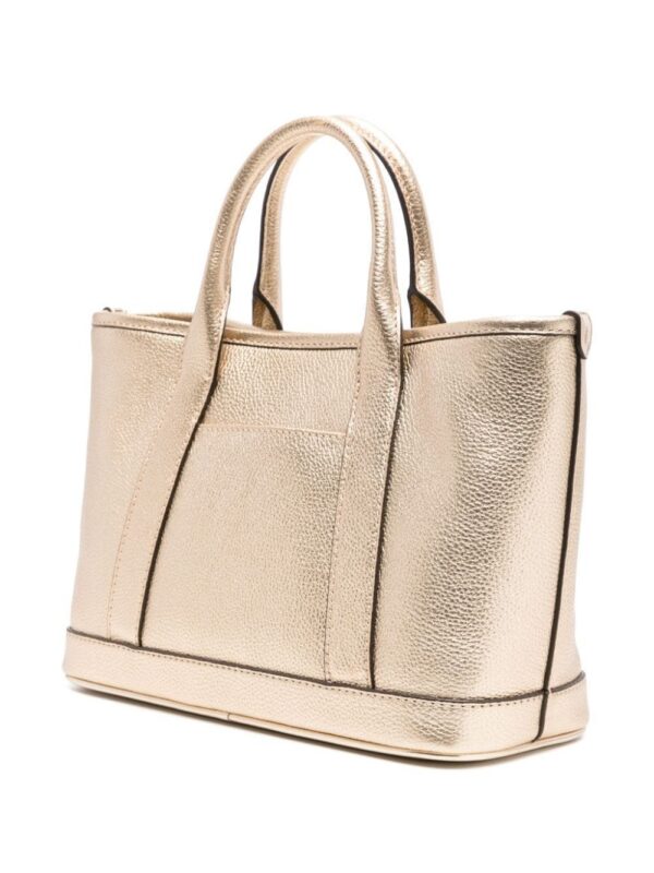 23162599_53482507_1000.jpg Michael Kors small Luisa metallic-leather tote bag