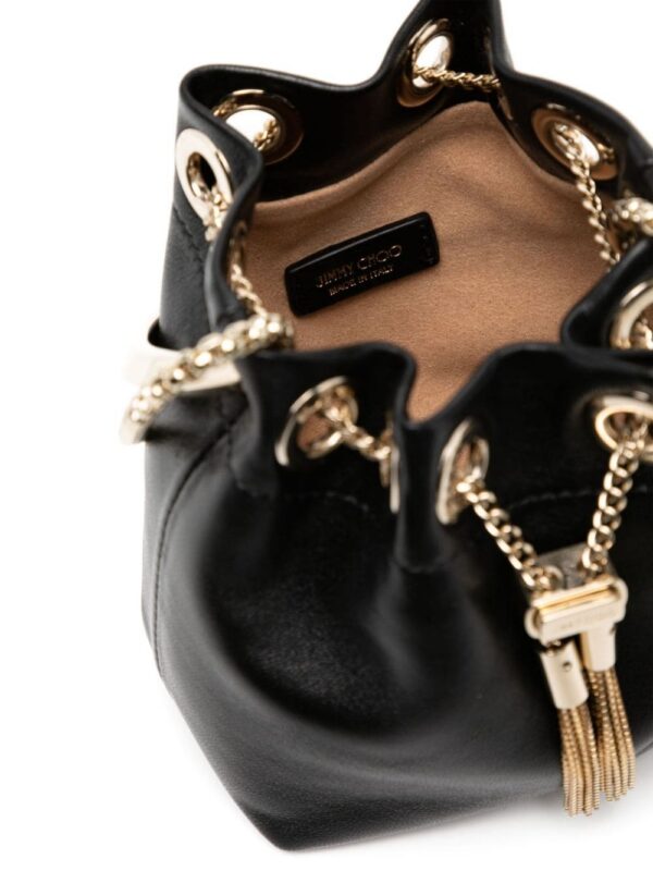 Jimmy Choo nappa leather mini bucket bag