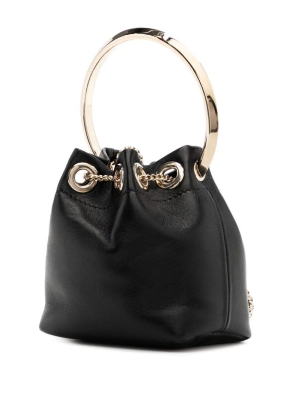 Jimmy Choo nappa leather mini bucket bag