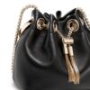 Jimmy Choo nappa leather mini bucket bag