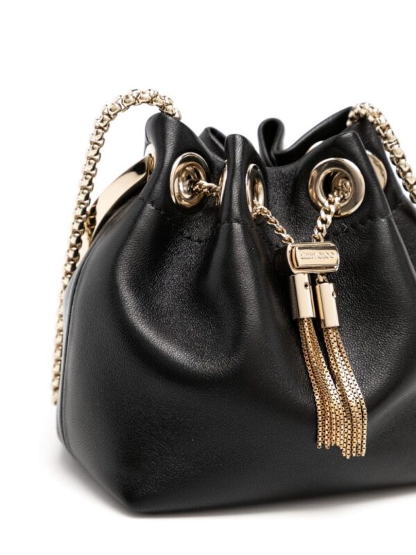 Jimmy Choo nappa leather mini bucket bag