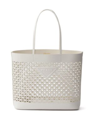 23245228_53296091_1000.jpg Prada logo-perforated leather tote bag