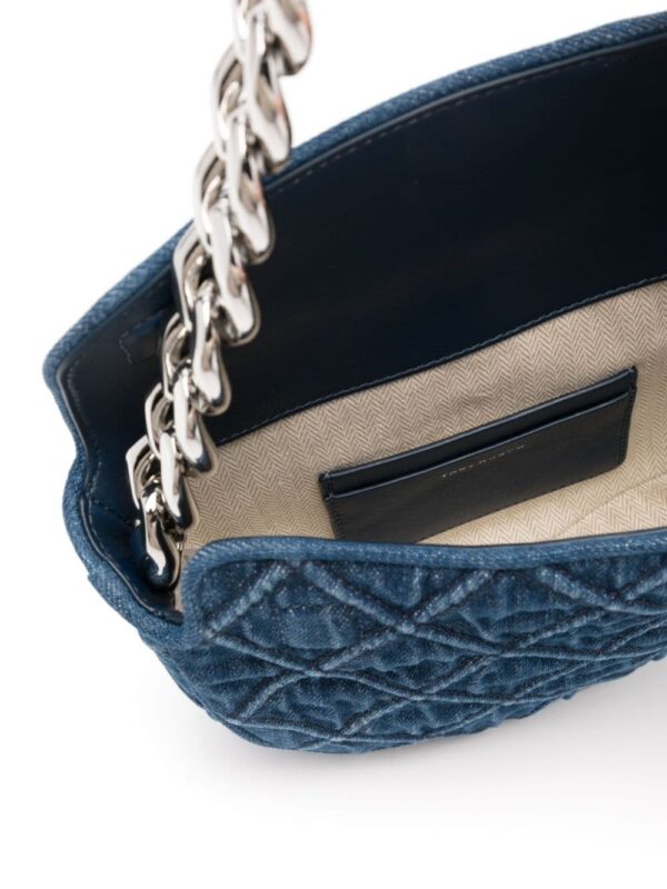 Tory Burch mini Fleming denim crossbody bag