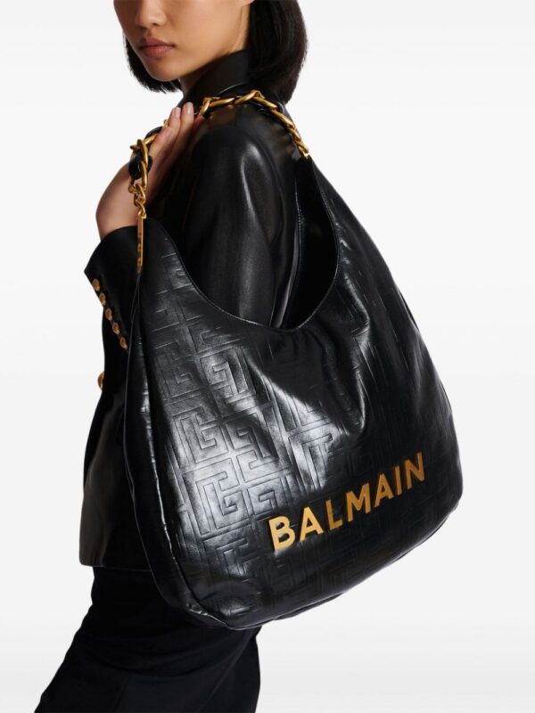 Balmain 1945 leather shoulder bag