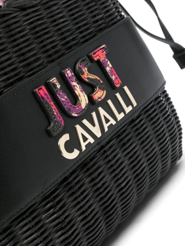 23345600_53619160_1000.jpg Just Cavalli logo-embossed tote bag
