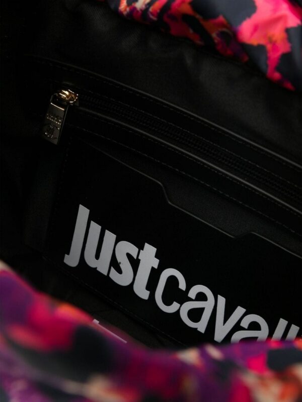 23345600_53619162_1000.jpg Just Cavalli logo-embossed tote bag