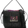 23345600_53619827_1000.jpg Just Cavalli logo-embossed tote bag