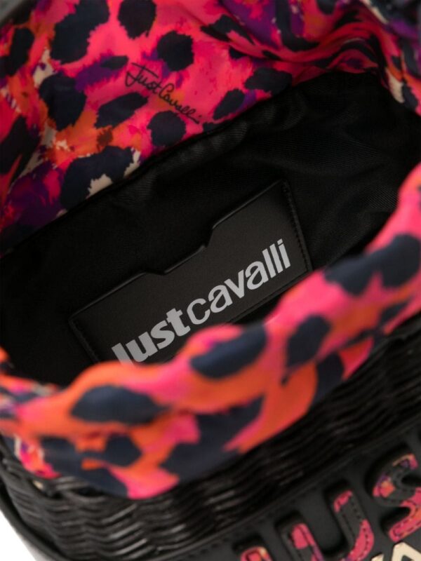 Just Cavalli logo-embossed tote bag