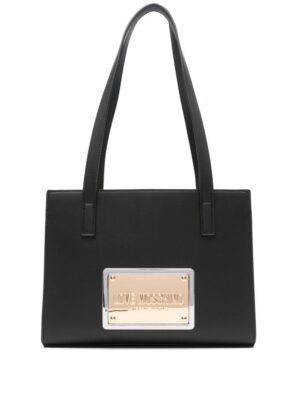 23352544_53441616_1000.jpg Love Moschino logo-plaque tote bag