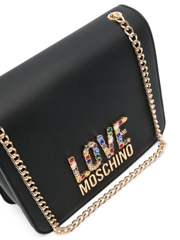 23357843_53445607_1000.jpg Love Moschino logo-lettering shoulder bag