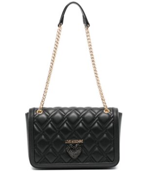Love Moschino heart-plaque cross body bag
